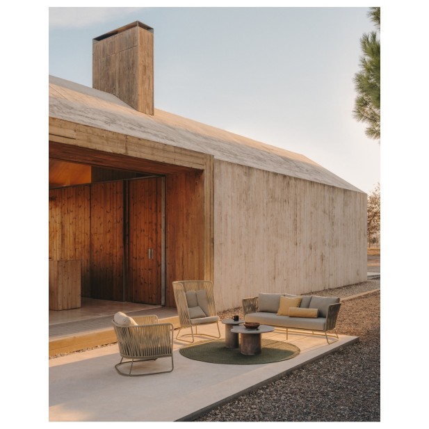 Sofá 3 plazas de exterior Saconca de...