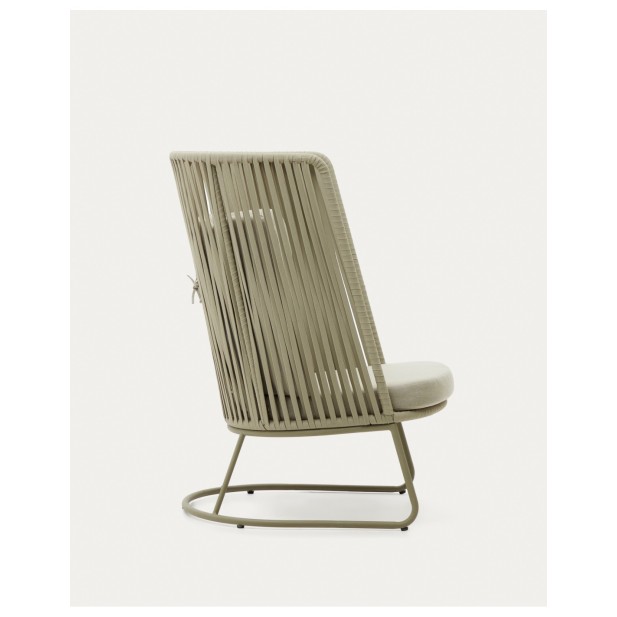 Butaca de exterior con respaldo alto...