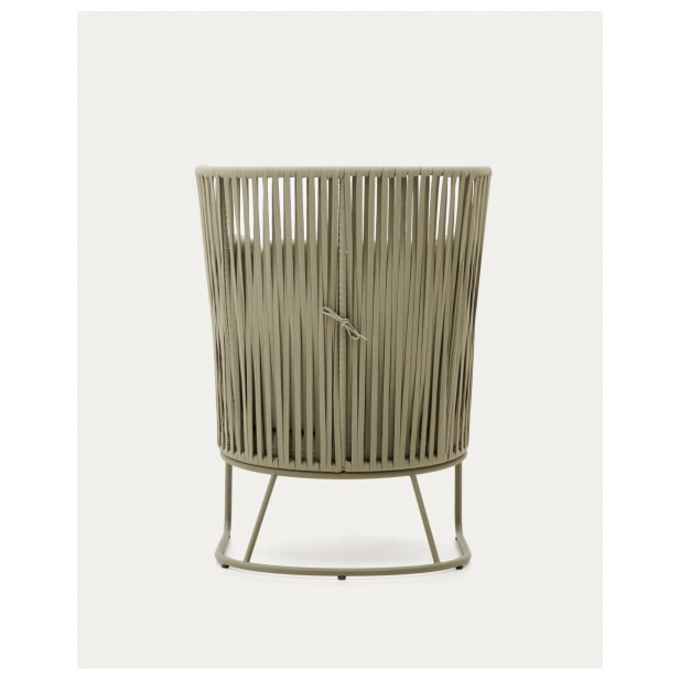 Butaca de exterior con respaldo alto...