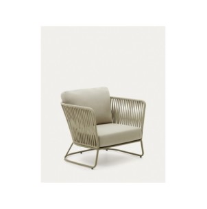 Butaca de exterior Saconca de cuerda y acero galvanizado...