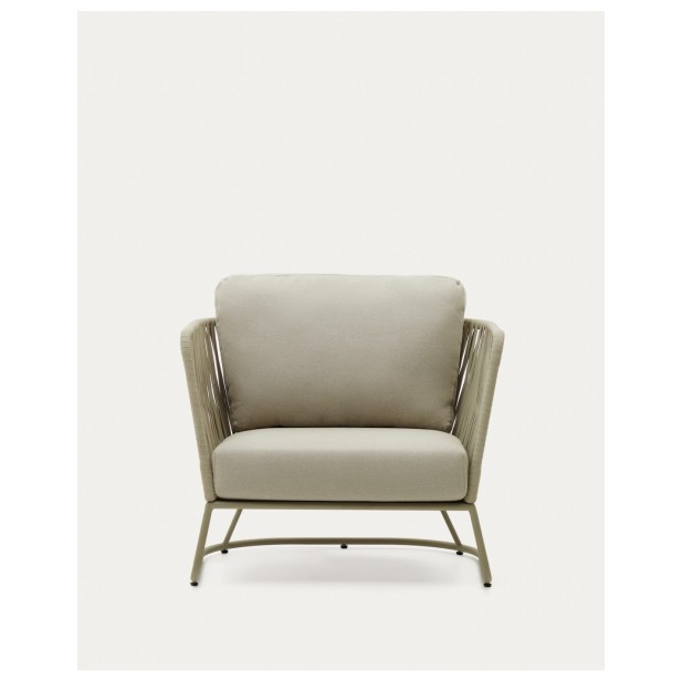 Butaca de exterior Saconca de cuerda...