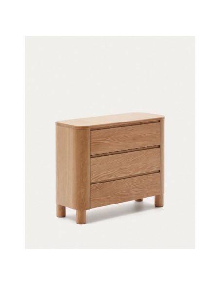 Cómoda Salaya de madera contrachapada de fresno FSC Mix Credit 120 x 80 cm - Kave Home