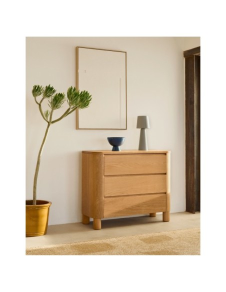 Cómoda Salaya de madera contrachapada de fresno FSC Mix Credit 120 x 80 cm - Kave Home