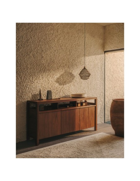 Aparador Sashi de madera maciza de teca 180 x 85 cm - Kave Home