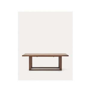 Mesa Sashi de madera maciza de teca 220 x 100 cm - Kave Home