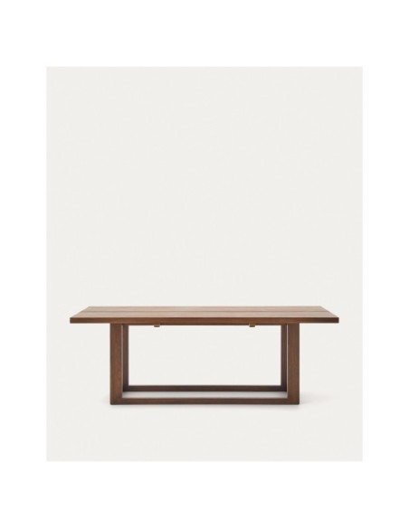 Mesa Sashi de madera maciza de teca 220 x 100 cm - Kave Home