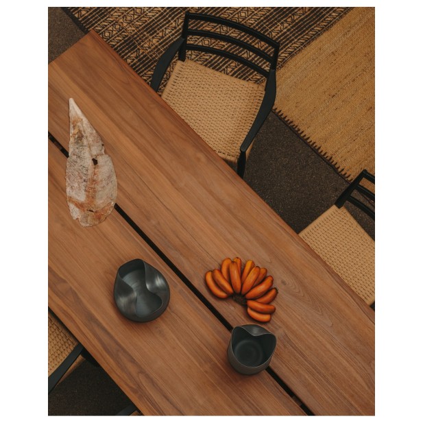 Mesa Sashi de madera maciza de teca...