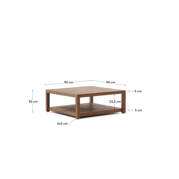 Mesa auxiliar Sashi de madera maciza...