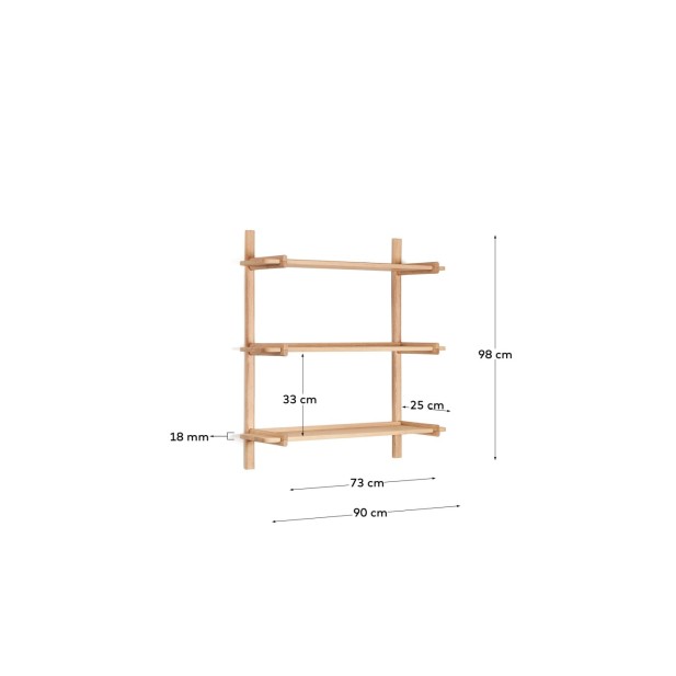 Estantería modular Sitra 3 baldas...