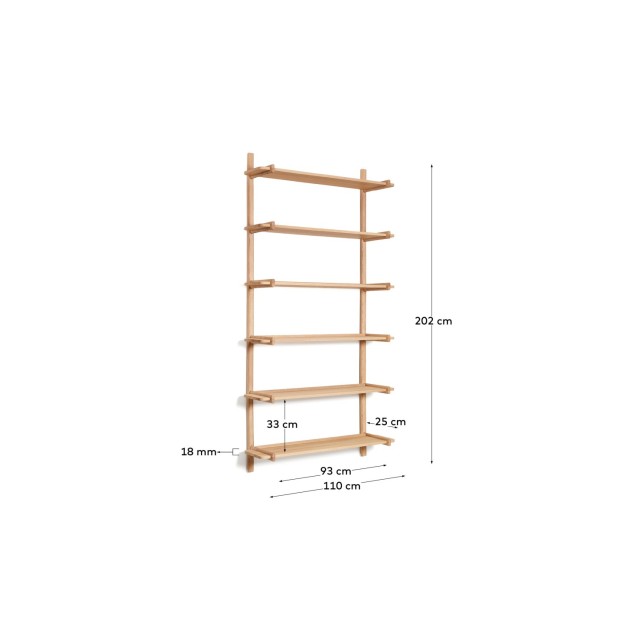 Estantería modular Sitra 6 baldas...