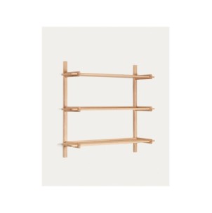 Estantería modular Sitra 3 baldas madera maciza roble...
