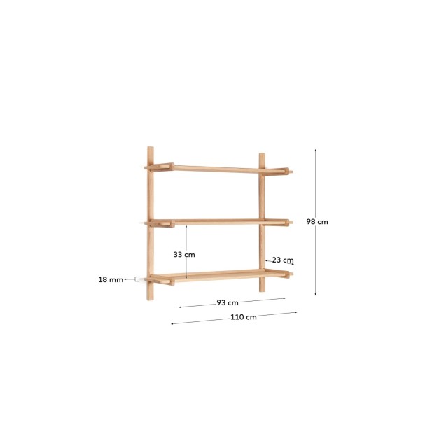 Estantería modular Sitra 3 baldas...