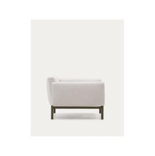 Butaca modular de exterior Sorells con tapizado beige y... 2