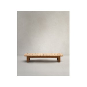Mesa de centro Tirant de madera maciza de teca FSC 100%...