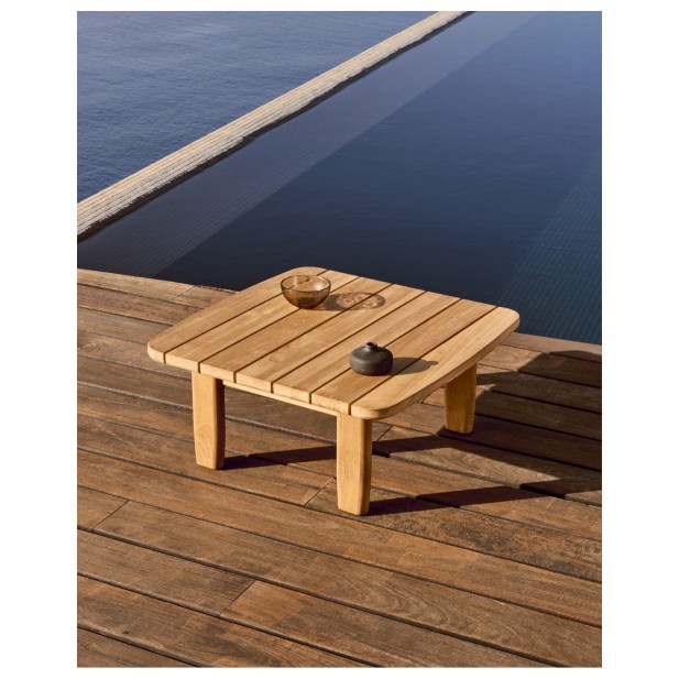 Mesa auxiliar Tirant de madera maciza...