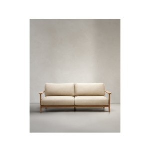 Sofá Tirant 3 plazas de madera maciza de teca 212 cm FSC...