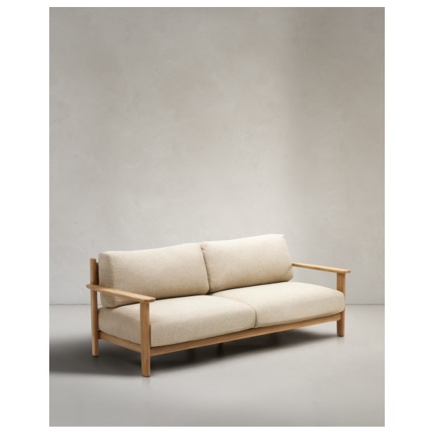 Sofá Tirant 3 plazas de madera maciza...