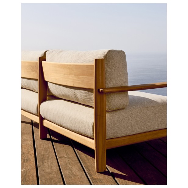 Sofá Tirant 3 plazas de madera maciza...