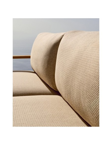 Sofá Tirant 3 plazas de madera maciza de teca 212 cm FSC 100% - Kave Home