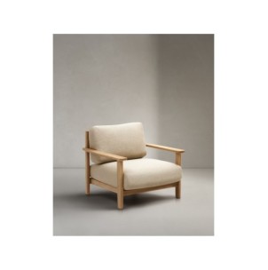 Butaca Tirant de madera maciza de teca FSC 100% - Kave Home