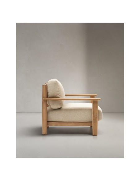 Butaca Tirant de madera maciza de teca FSC 100% - Kave Home