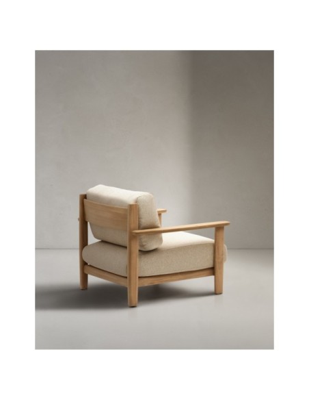 Butaca Tirant de madera maciza de teca FSC 100% - Kave Home