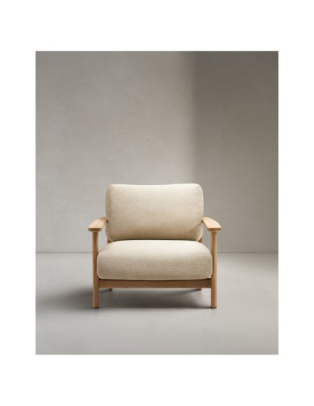 Butaca Tirant de madera maciza de teca FSC 100% - Kave Home