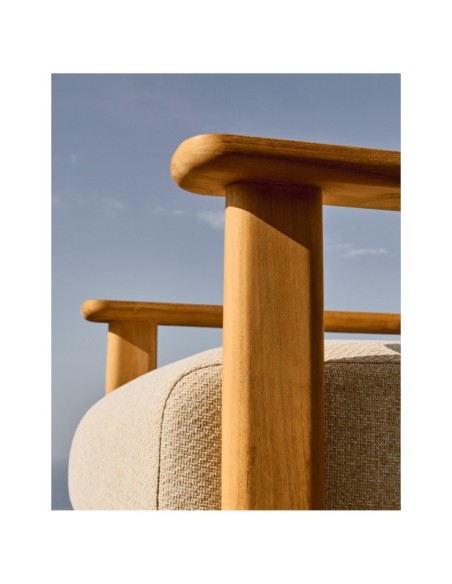 Butaca Tirant de madera maciza de teca FSC 100% - Kave Home