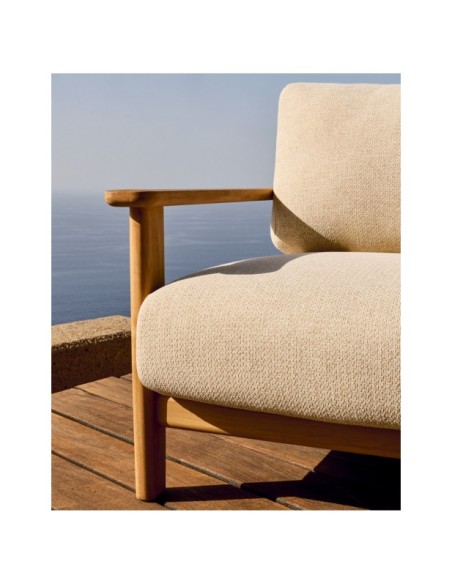 Butaca Tirant de madera maciza de teca FSC 100% - Kave Home