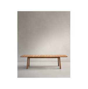 Mesa extensible de exterior Turqueta de madera maciza de... 2