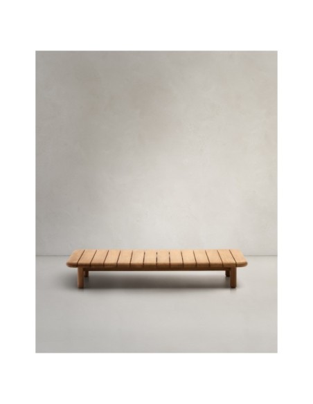 Mesa de centro Turqueta de madera maciza de teca 140 x 70 cm FSC 100% - Kave Home