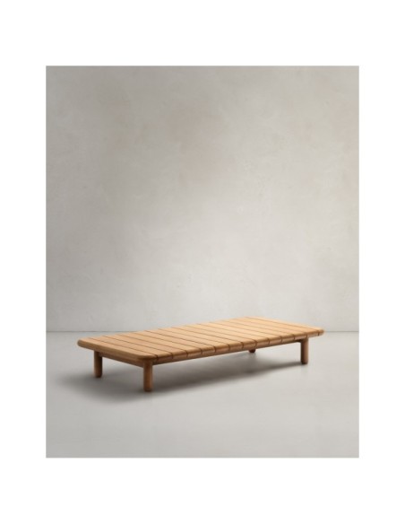 Mesa de centro Turqueta de madera maciza de teca 140 x 70 cm FSC 100% - Kave Home
