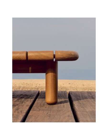 Mesa de centro Turqueta de madera maciza de teca 140 x 70 cm FSC 100% - Kave Home