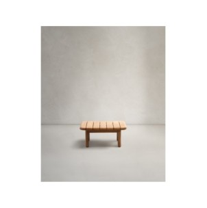 Mesa de centro Turqueta de madera maciza de teca 70 x 70...