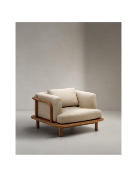 Butaca Turqueta de madera maciza de teca FSC 100% - Kave Home