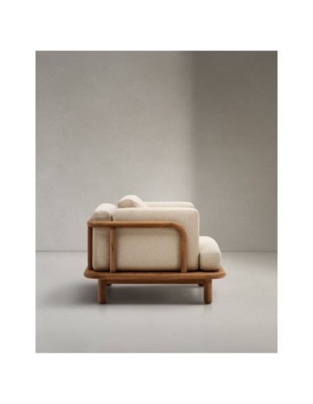 Butaca Turqueta de madera maciza de teca FSC 100% - Kave Home