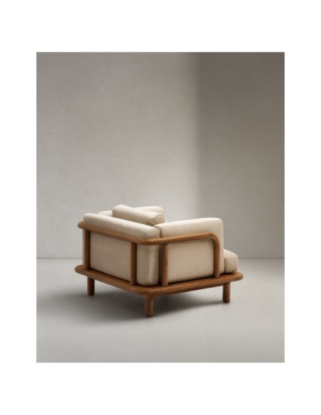 Butaca Turqueta de madera maciza de teca FSC 100% - Kave Home