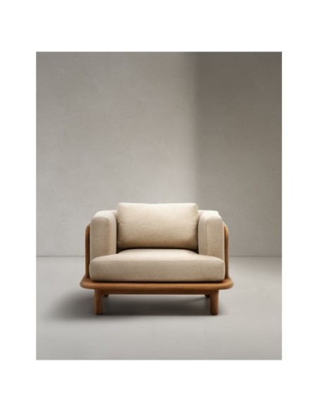 Butaca Turqueta de madera maciza de teca FSC 100% - Kave Home