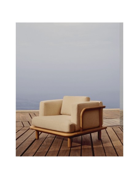 Butaca Turqueta de madera maciza de teca FSC 100% - Kave Home