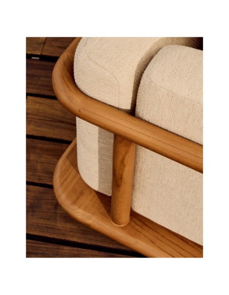 Butaca Turqueta de madera maciza de teca FSC 100% - Kave Home