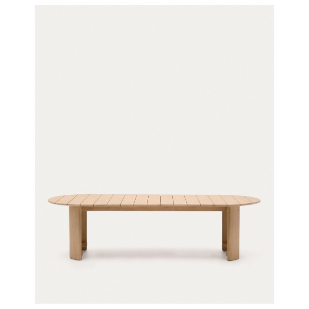Mesa Xoriguer de madera maciza de eucalipto 280 x 110 cm FSC 100% - Kave Home