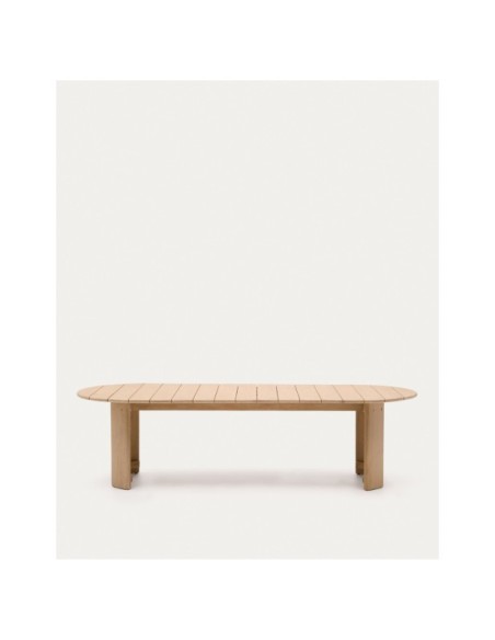 Mesa Xoriguer de madera maciza de eucalipto 280 x 110 cm FSC 100% - Kave Home