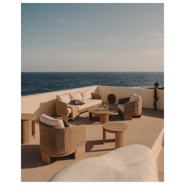 Mesa de centro Xoriguer de madera...