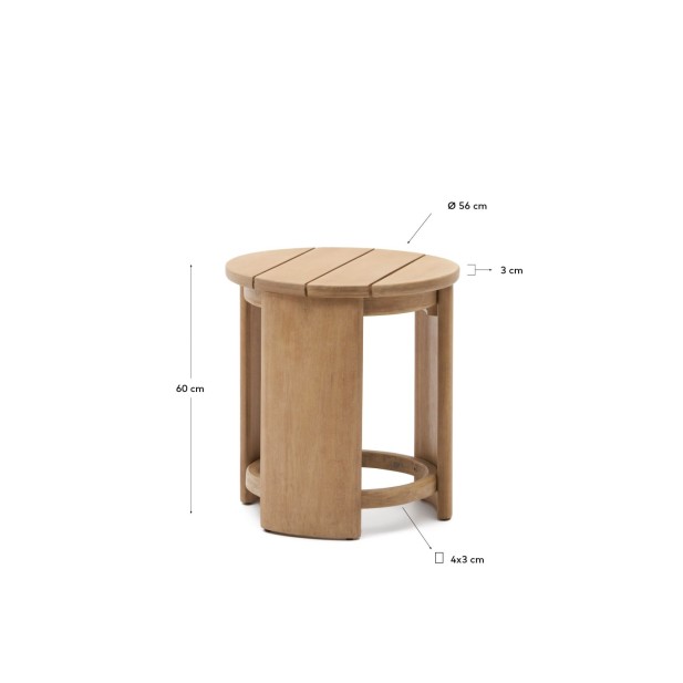 Mesa auxiliar Xoriguer de madera...