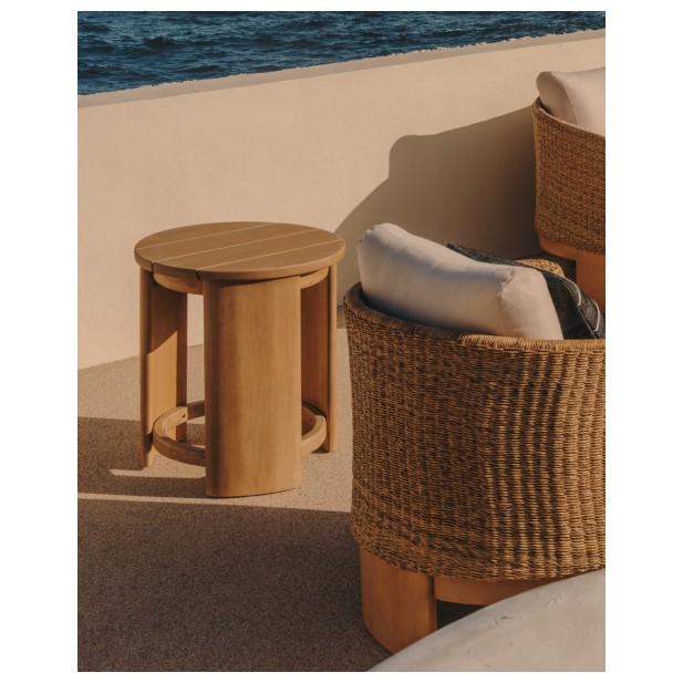 Mesa auxiliar Xoriguer de madera...