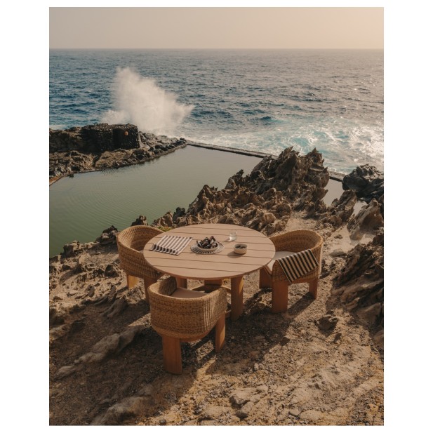 Silla Xoriguer de ratán sintético y...