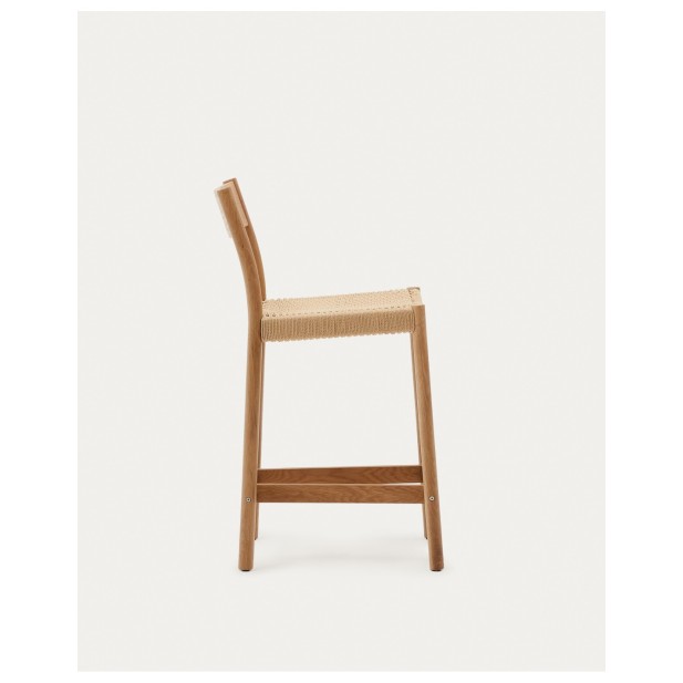 Taburete Yalia respaldo madera maciza...