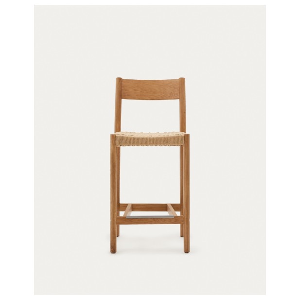 Taburete Yalia respaldo madera maciza...