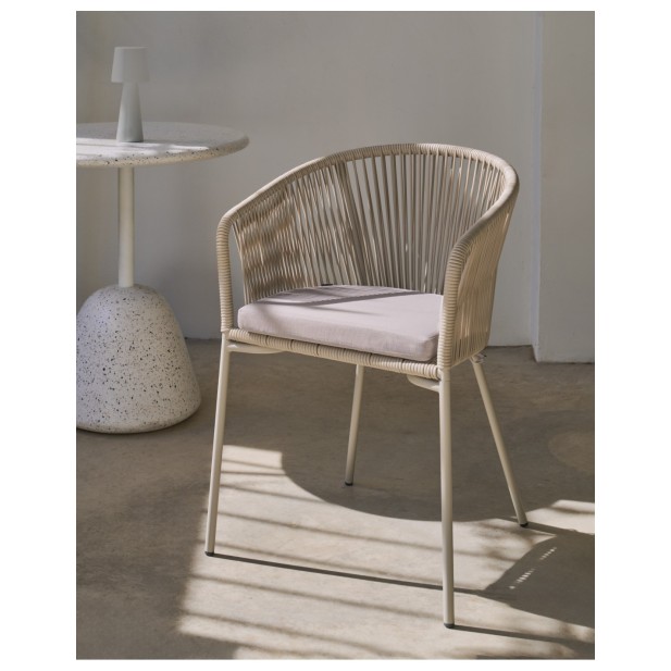 Silla Yanet de cuerda sintética crudo...