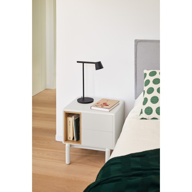 Mesita de Noche CORVO, Crema - Teulat